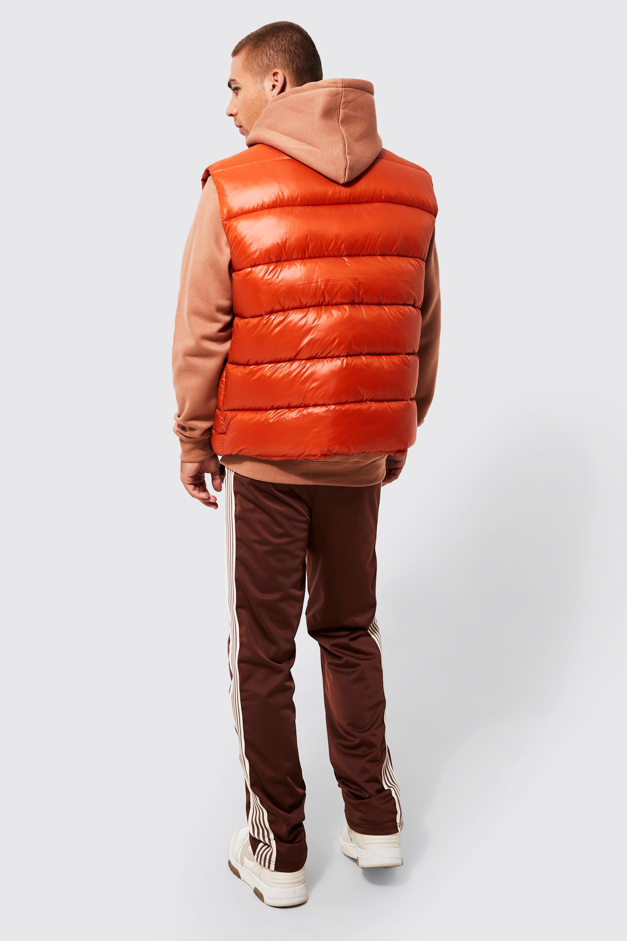Highshine Popper Gilet | boohoo